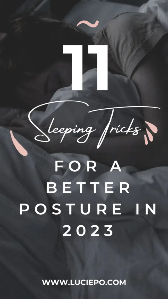 sleep for better posture