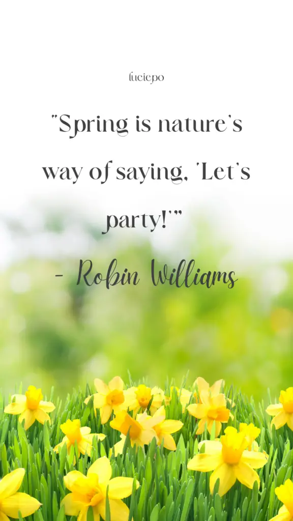 short inspirational spring quotes