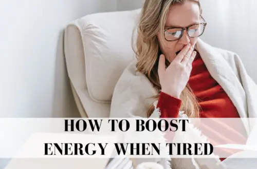 how to boost energy when tired
