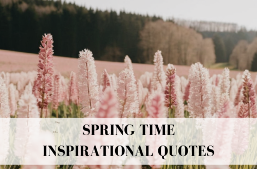 spring time inspirational quotes