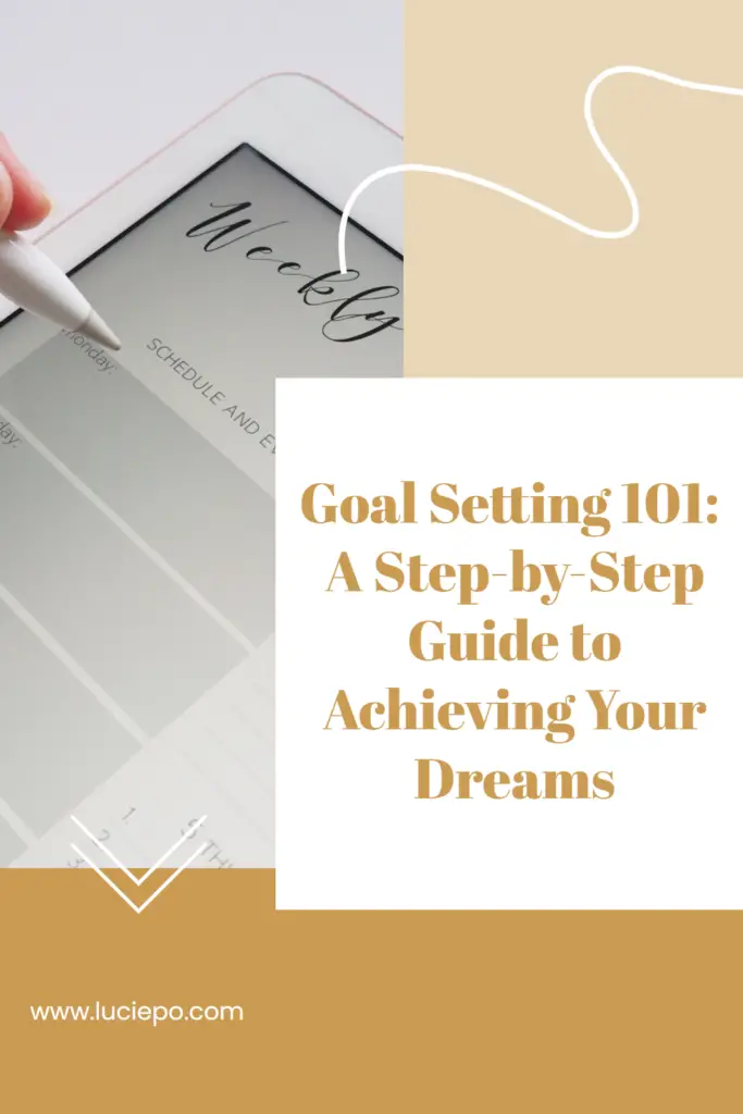 how set goals and achieve them