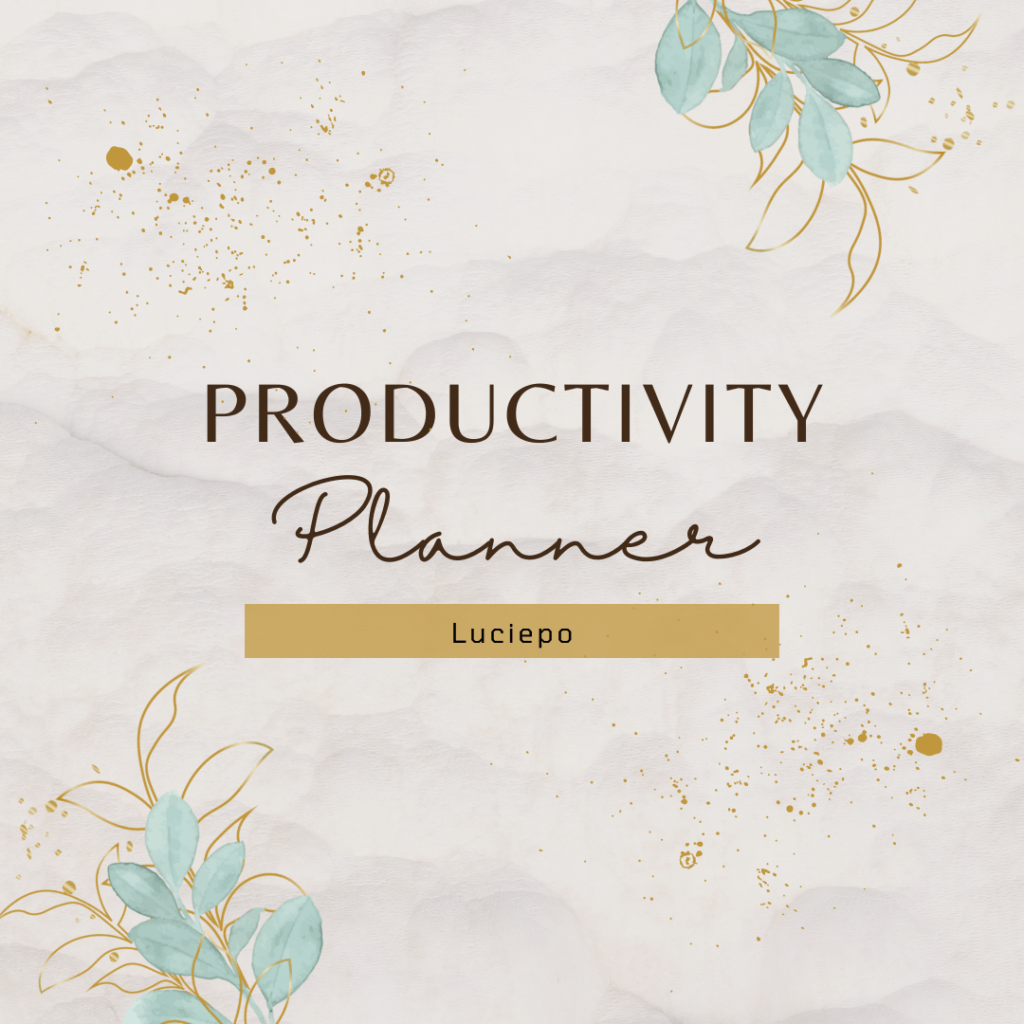 productivity planner