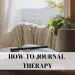 how to journal therapy