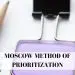 moscow method of prioritization