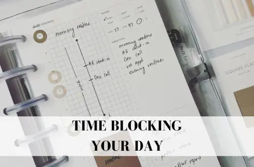 time blocking your day