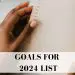 liste des objectifs pour 2024