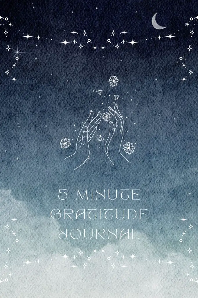 5 minute gratitude journal