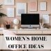 women's home office ideas