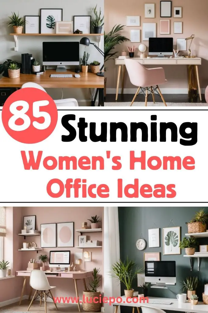nápady na domácí kancelář pro ženy