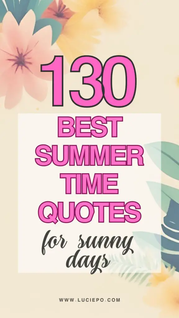 summertime quotes